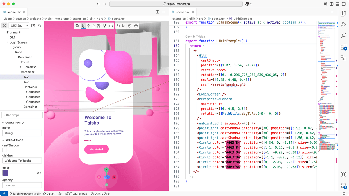 Triplex Data Build the 2D and 3D Web Without Coding • Triplex